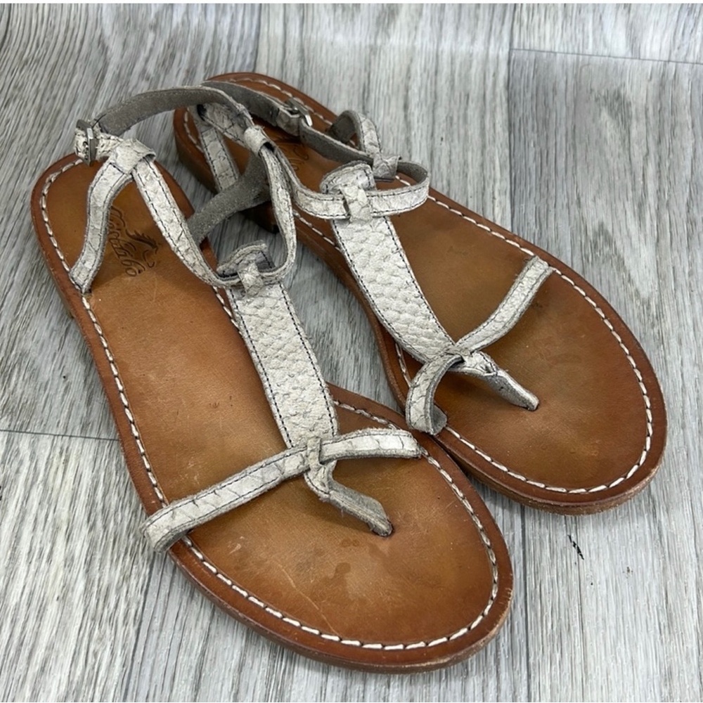 El Estribo Leather Sandals